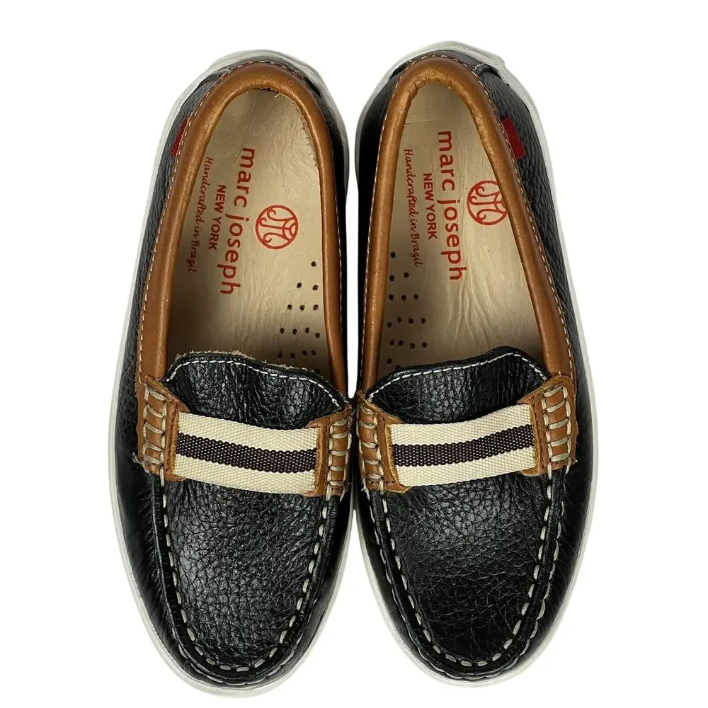 Marc Joseph Kids Loafers Toddler Size 10-11 Leather Slip On Shoes